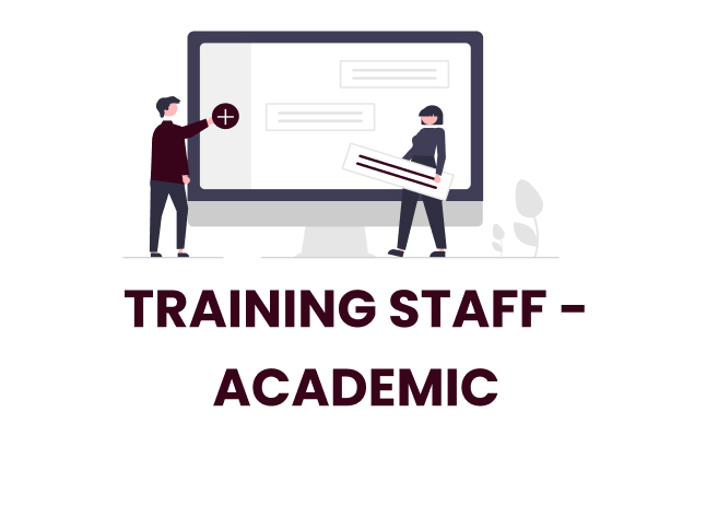 DE101 TRAINING FOR STAFF - ACADEMIC
